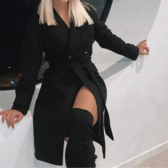 BellanBlue Jackets & Blazers - Classic Double Breast Buttons Trench Coat Jacket